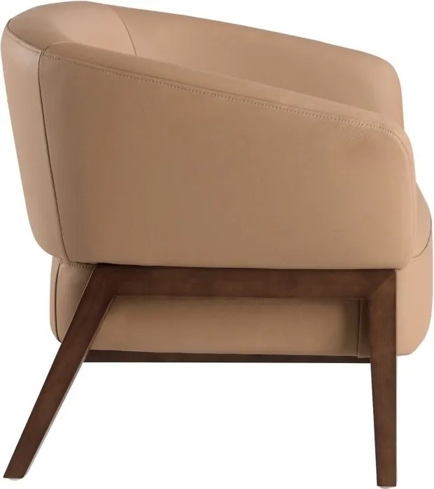 Fotoliu LUX design italian, Piele Naturala, Brown