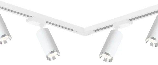 Spot pe șină MICA 6xGU10/10W/230V alb/crom mat