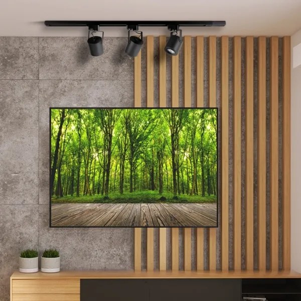 Spot pentru sistem de șină MINOR 3xGU10/10W/230V + 1 m sistem de șină