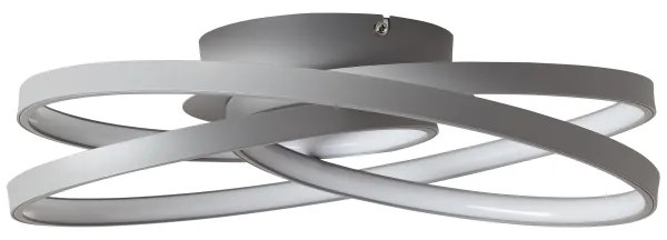 Plafonieră LED Brilliant LABYRINTH LED/40W/230V d. 39,5 cm gri