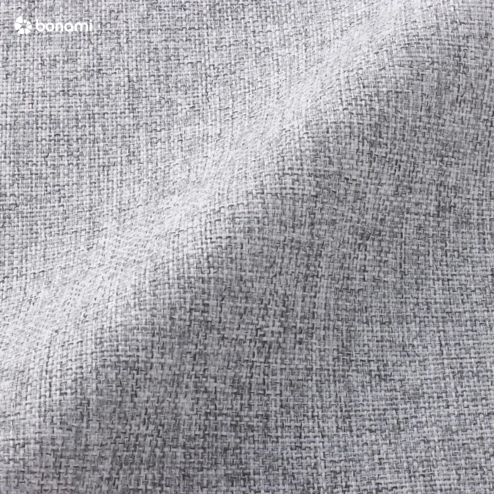 Canapea extensibilă în formă de "U" cu șezlong pe partea stângă Miuform Dazzling Daisy, gri deschis