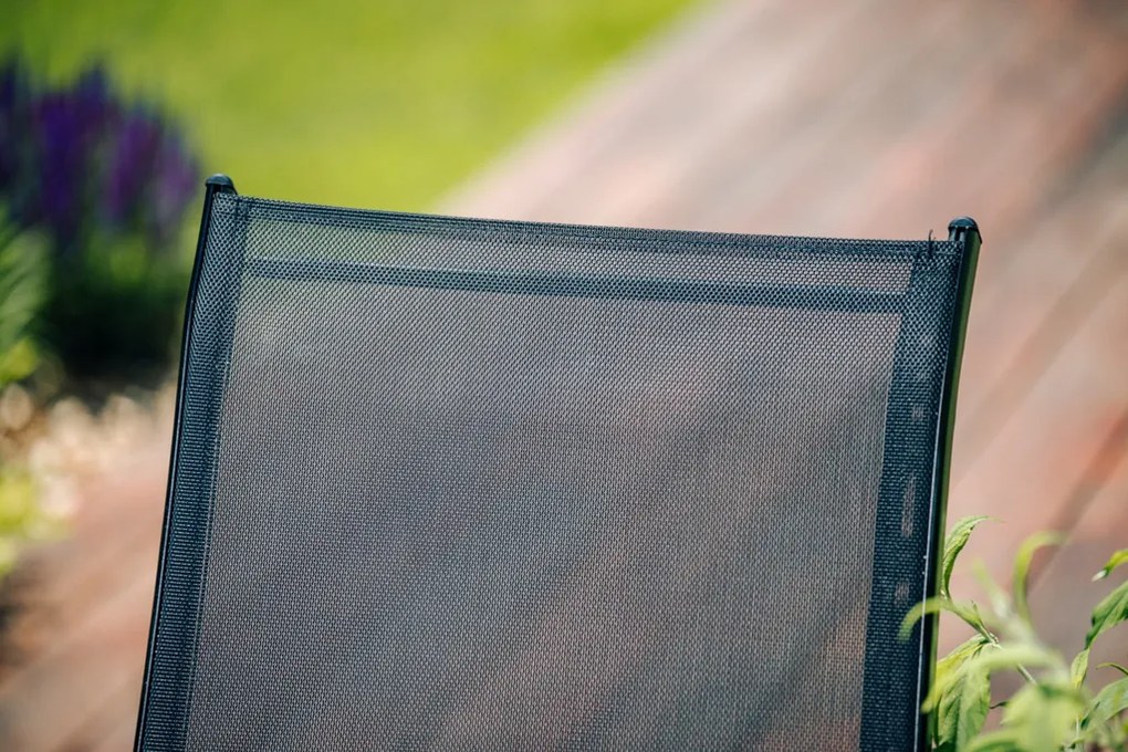 Promotie Scaune de gradina TAVERNO set 2 buc gri/negru clasa II