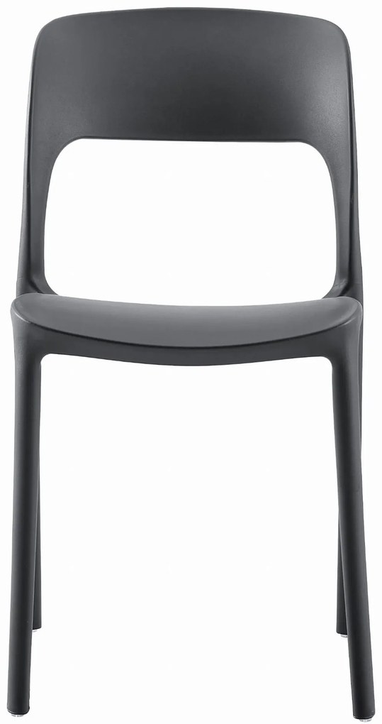 Scaun IPOS din plastic negru