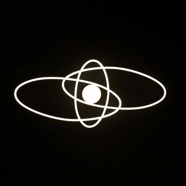 BRILAGI - plafonieră LED dimabilă APOLLO LED/58W/230V 43,2x101,2 cm crom + telecomandă