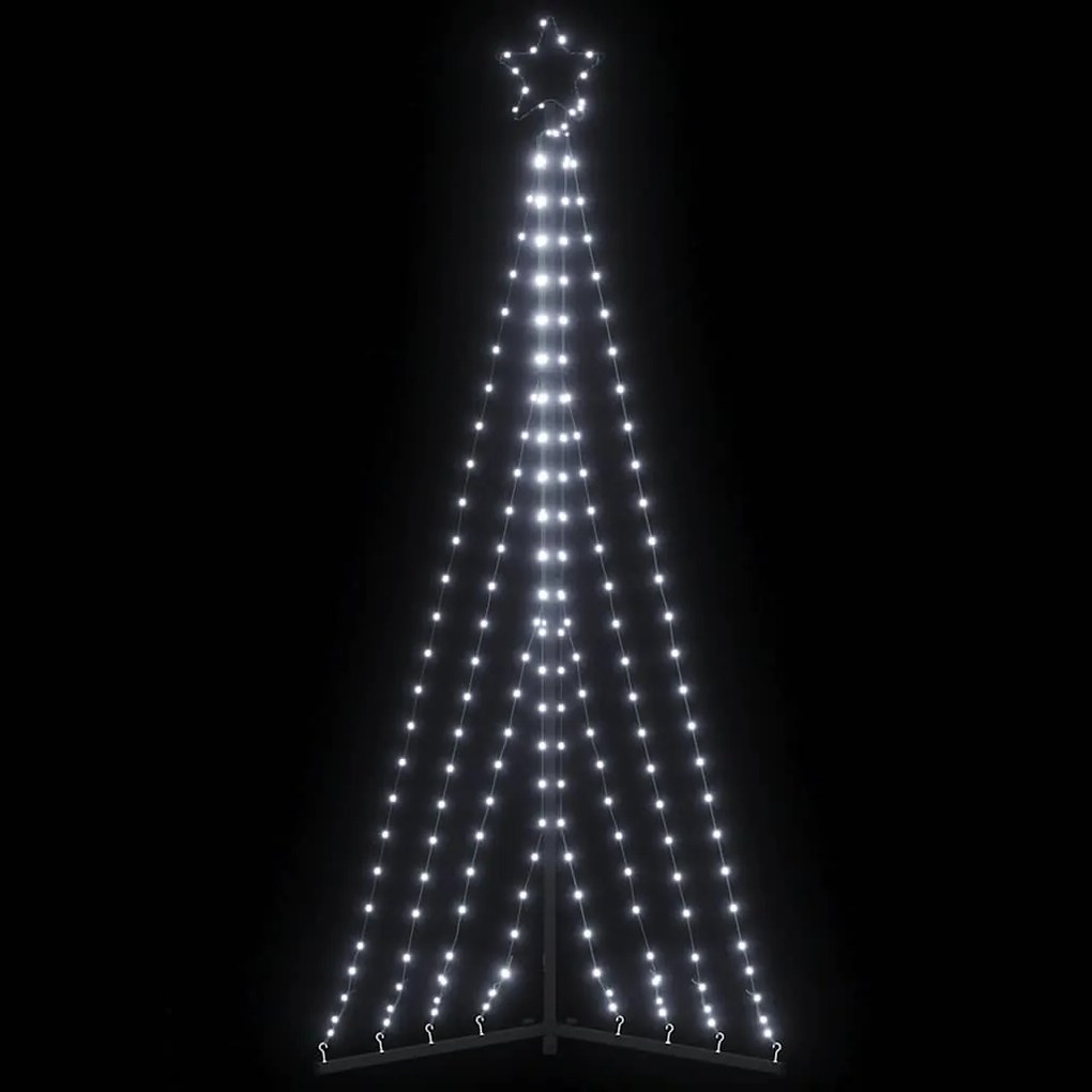 vidaXL Pom de Crăciun LED 339 LED-uri Alb Rece 182 cm