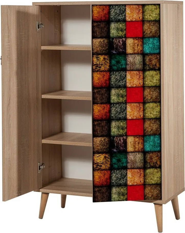 Dulap Mega Sonoma Oak Cubes