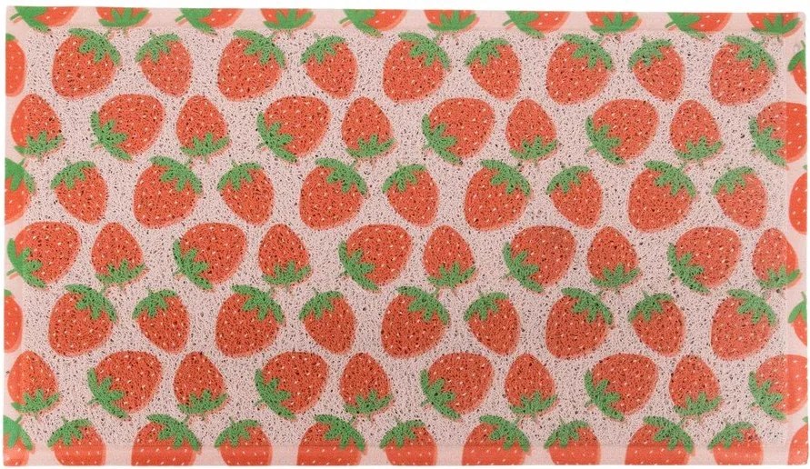 Covoraș de intrare din PVC 40x70 cm Pink Strawberry – Artsy Doormats