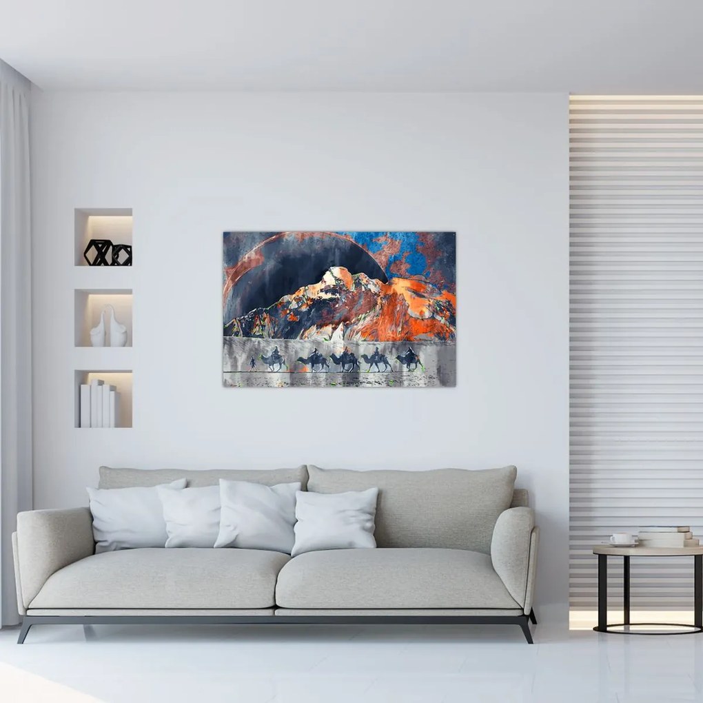 Tablou - Ilustrație de sweathouses (90x60 cm)