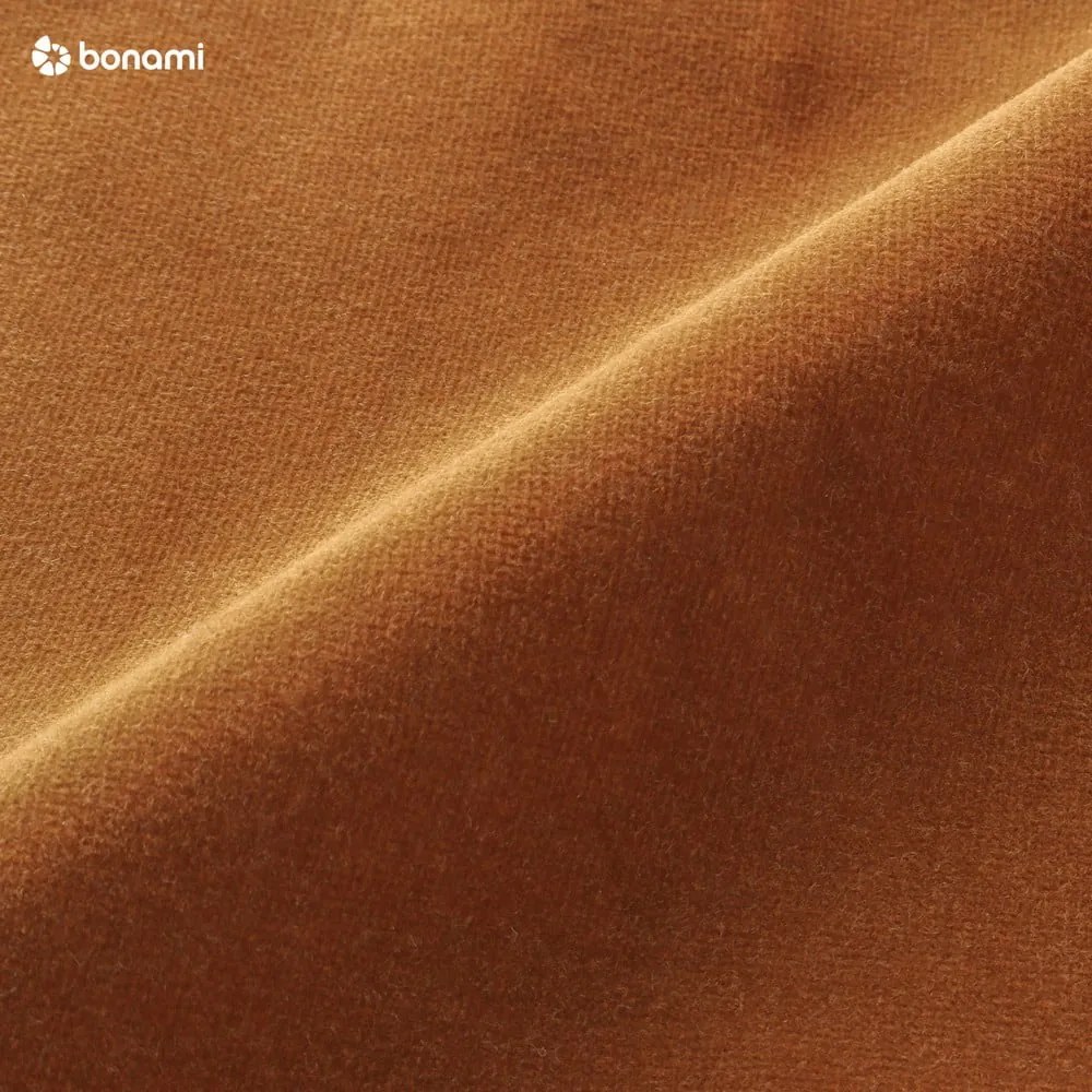 Fotoliu catifea Dutchbone Madison, maro