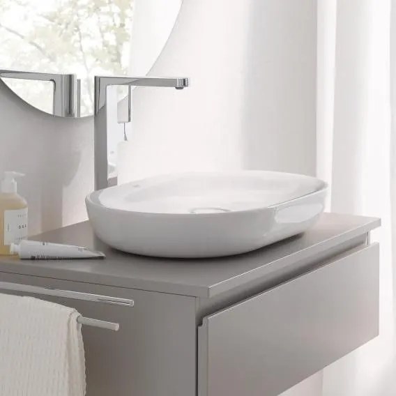 Lavoar baie pe blat, oval Grohe Essence Vessel 60x40 cm, tratament PureGuard