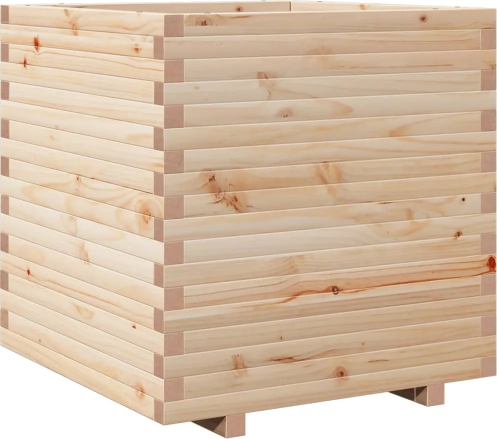 vidaXL Jardinieră de grădină, 70x70x72 cm, lemn masiv de pin