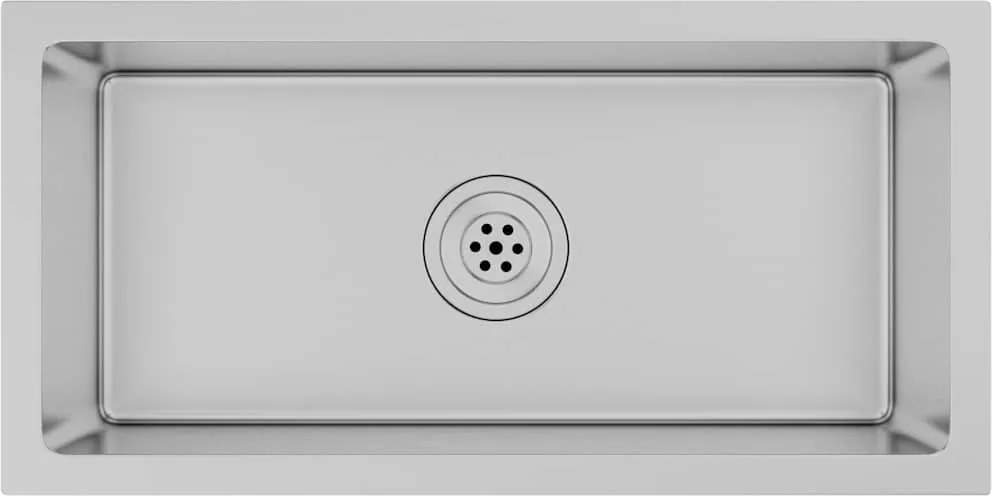 vidaXL Chiuvetă de bucătărie lucrată manual, oțel inoxidabil