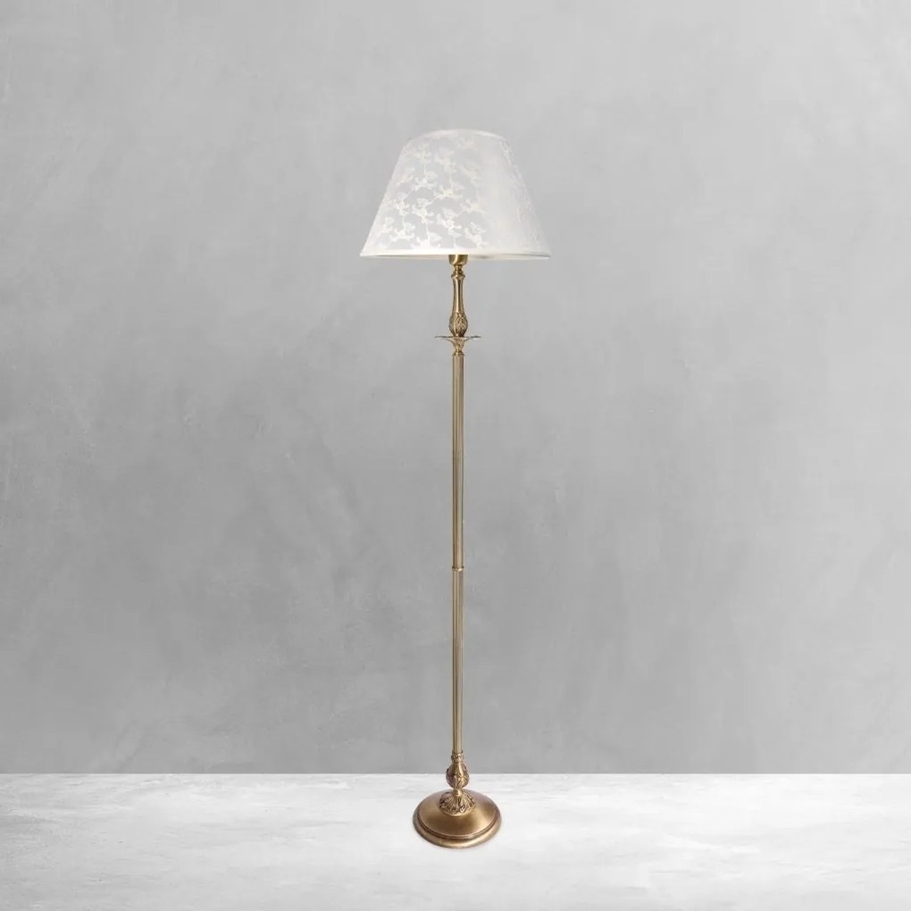 Lampadar, Lampa de podea din alama design italian Angelica