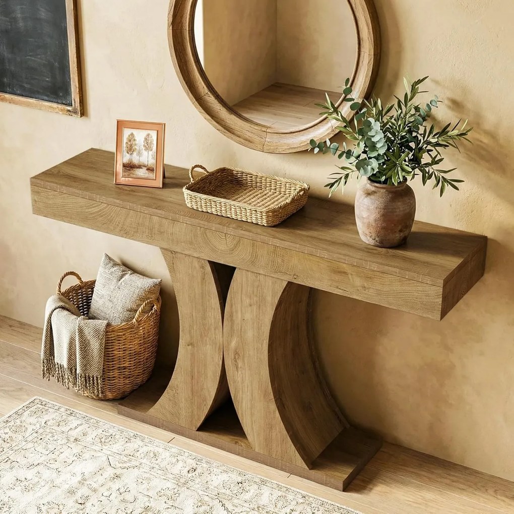 Masa Consola maro, 150 cm, masuta hol, living, dormitor - MAM2
