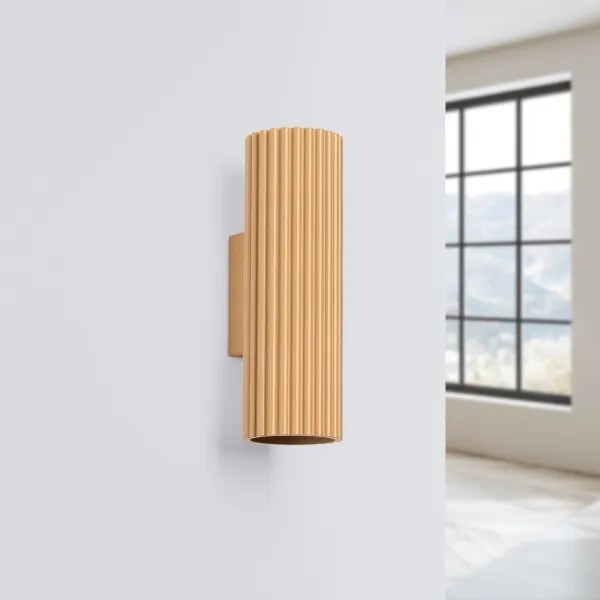 Brilagi - Lampă LED de perete CRESTO, 2xGU10/10W/230V, 20 cm, aurie