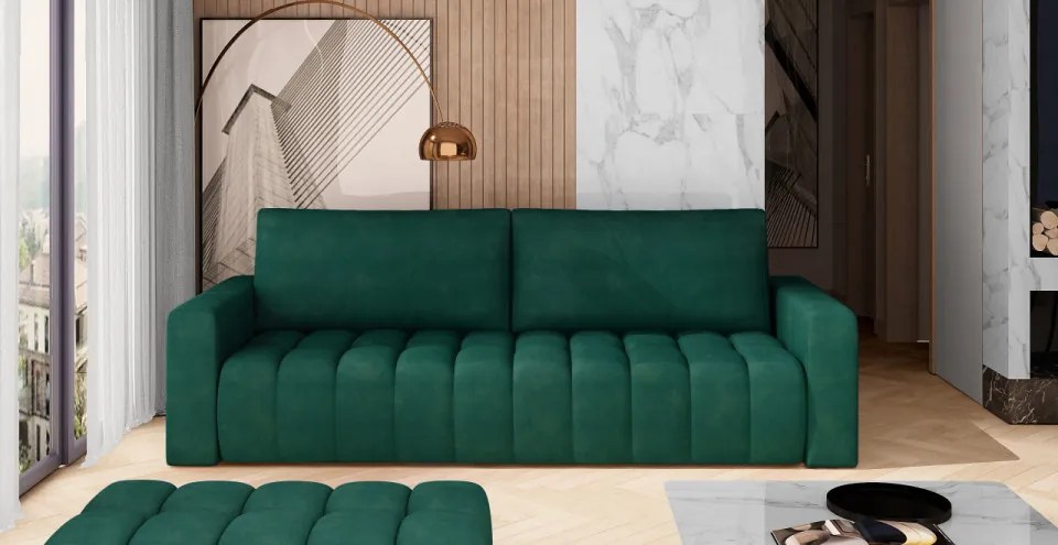 Canapea extensibila, 247x92x97 cm, Lazaro 02, Eltap (Culoare: Bej / Paros 02)