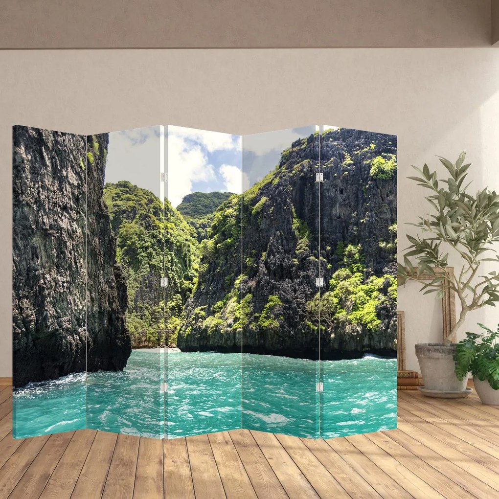 Paravan - Râu montan (210x170 cm)