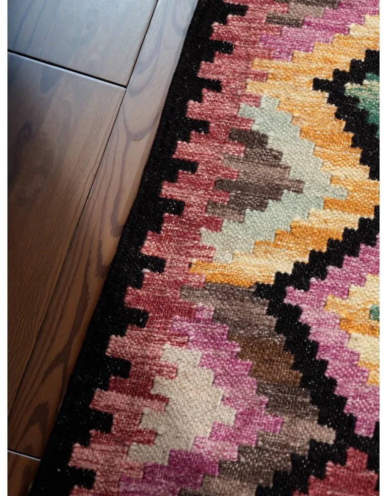 Covor reversibil, țesut manual din lână 120x170 cm Kamal Zara – Nouristan