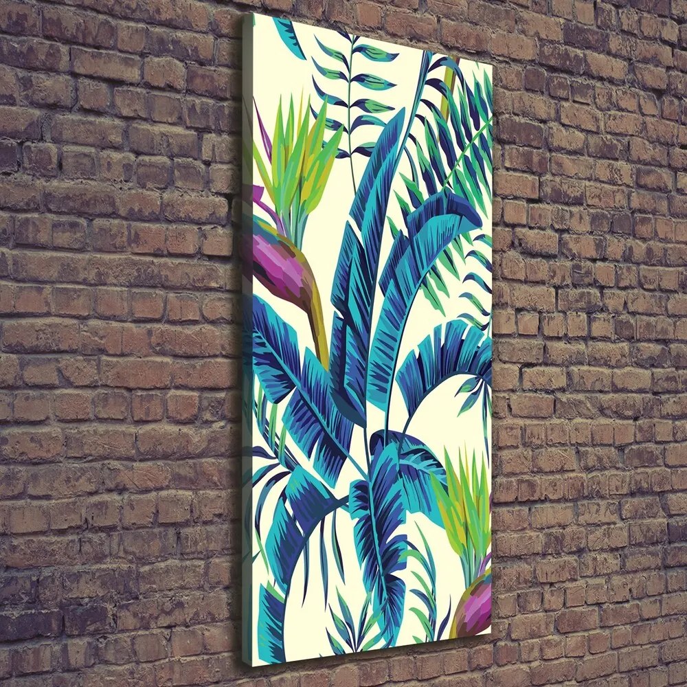 Tablou pe pânză canvas Frunze tropicale