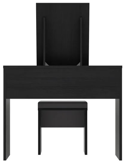 Set Masuta Toaleta Delice, Gri Wolfram Uni Si Stejar Negru, 100.3 Cm