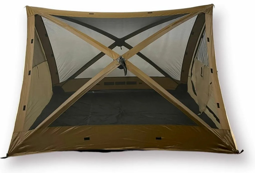 ClapTop Cort multifuncțional cu asamblare rapidă,210 x 210 cm