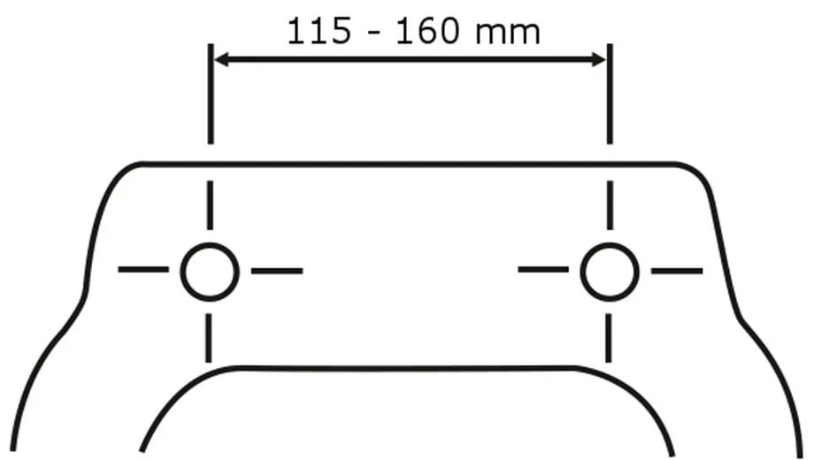 Capac WC din lemn Wenko Prima, 41 x 38 cm, negru mat
