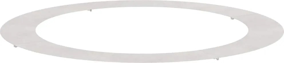 vidaXL potrivit pentru inel de copac plat Argintiu Ø90 / 120 cm