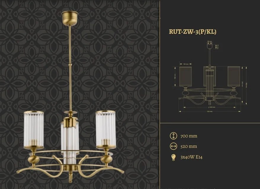 Candelabru 3 brate elegant design clasic Ruta