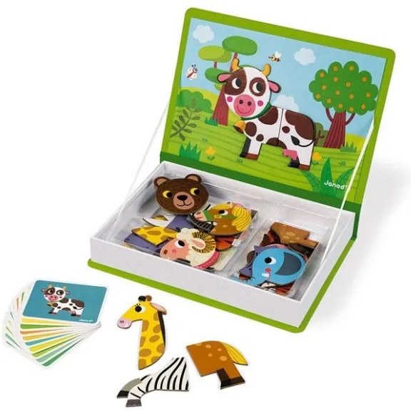 Janod - Set interactiv magnetic MAGNETIBOOK animale