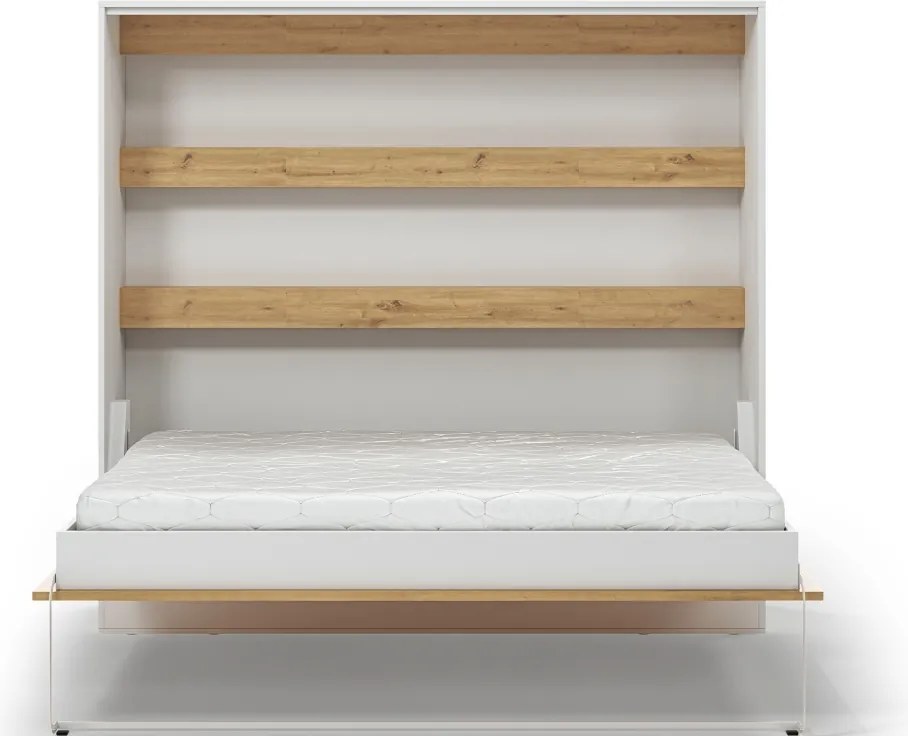 Pat rabatabil Devesto Horizontal Wall 160 Artisan Eiche, 200x160 cm – Artisan Eiche