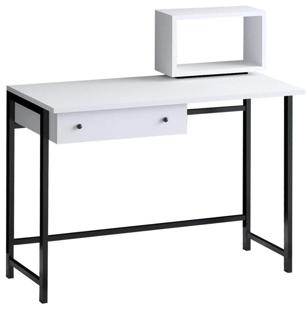 Masă PC Aliex 3 (alb + negru). 1088925