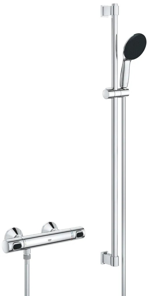 Grohe Precision Flow baterie de dus perete da StarLight Chrome 34805001