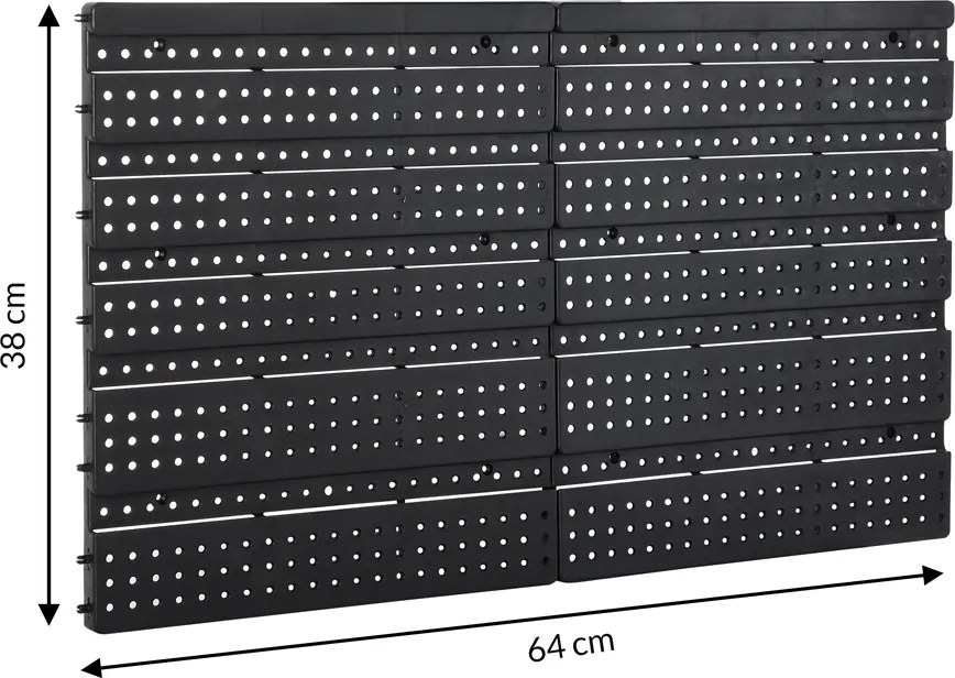 Organizator piese mici garaj Montare perete 31 piese