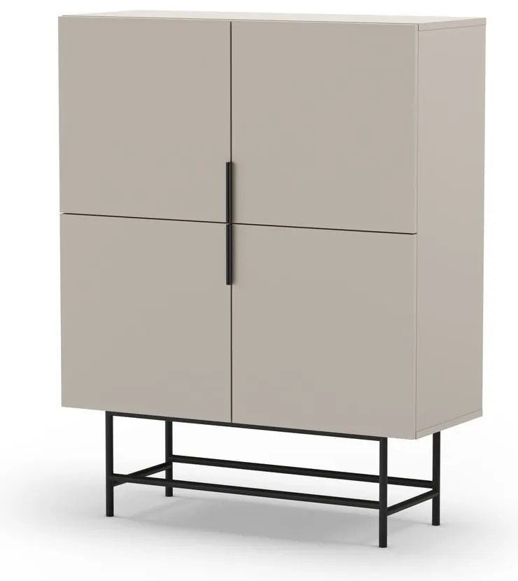 Dulap crem 100x128 cm Eldia – Marckeric