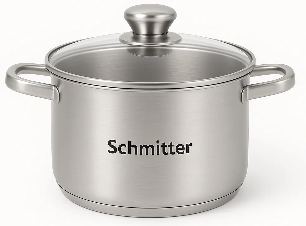 Oala Inox Schmitter cu Capac 18 cm 2.5 Litri