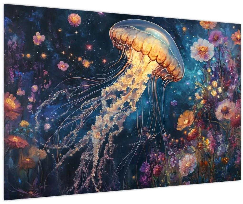 Tablou - Meduză magică (90x60 cm)