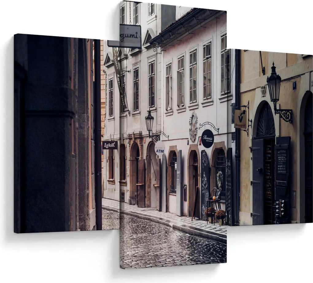 Tablou - Strada din Praga (90x60 cm)