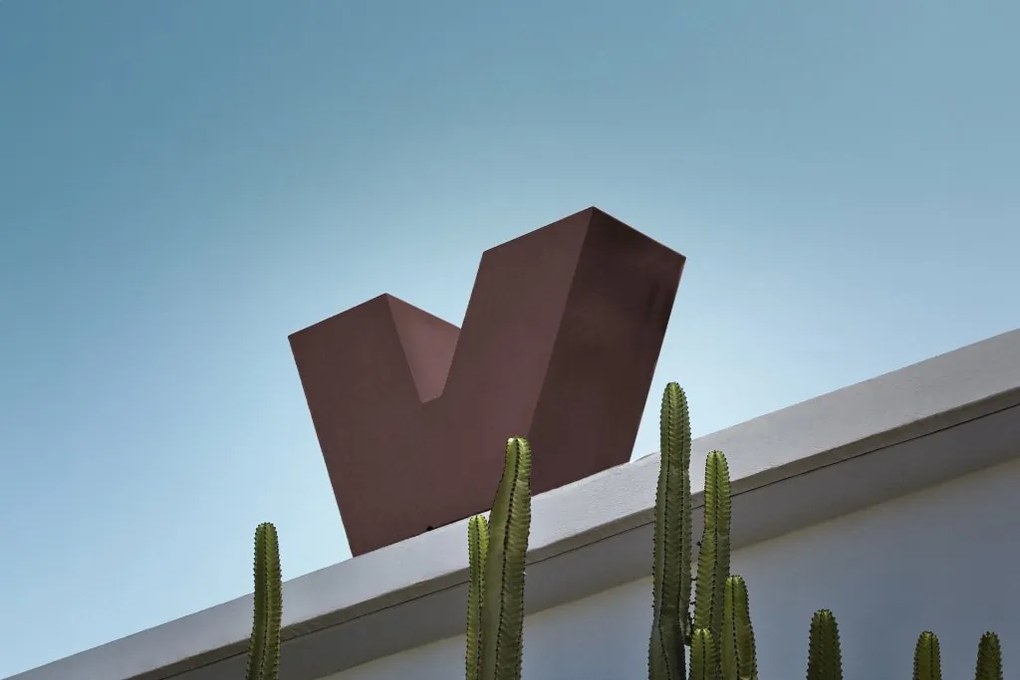 Ghiveci plante design decorativ modern interior / exterior UVE NANO 10x30x20cm