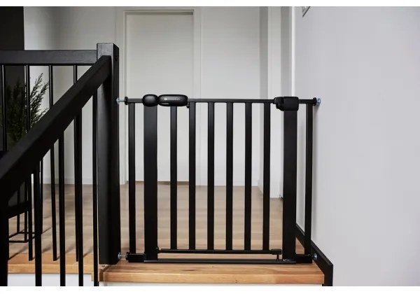 Barieră de siguranță KINDERKRAFT LOCK&GO 75-103 cm negru