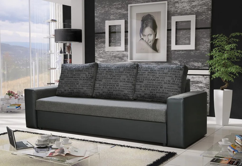 Supermobel Canapea LONDON 3, 235x83, D33/sawana 25