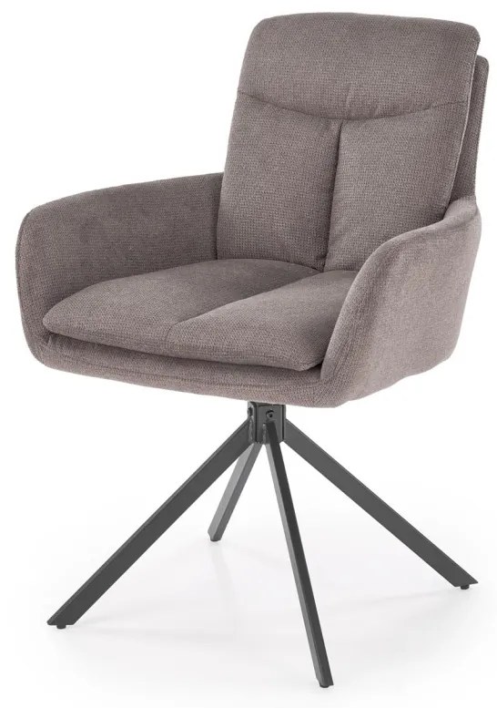 Scaun rotativ K536 stofa gri