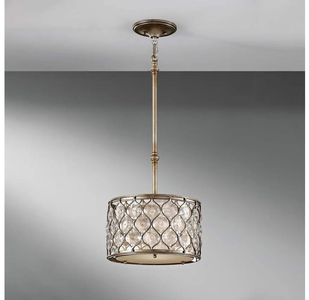 Lustră pe tijă Feiss FE-LUCIA-P-C LUCIA 1xE27/60W/230V