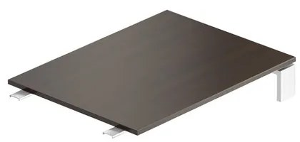 Element de actiune Creator 80 x 60 cm, baza alba, fara picioare, wenge