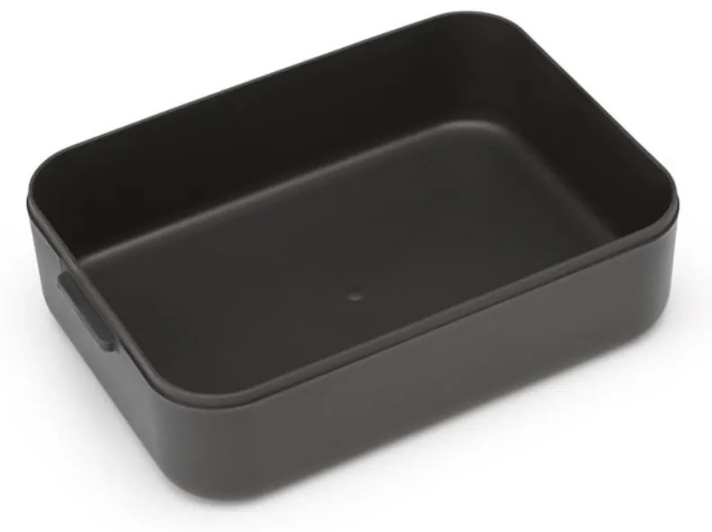 Cutie alimentara Brabantia Make&Take 1006281, 1.1 L, Fara BPA, Gri inchis