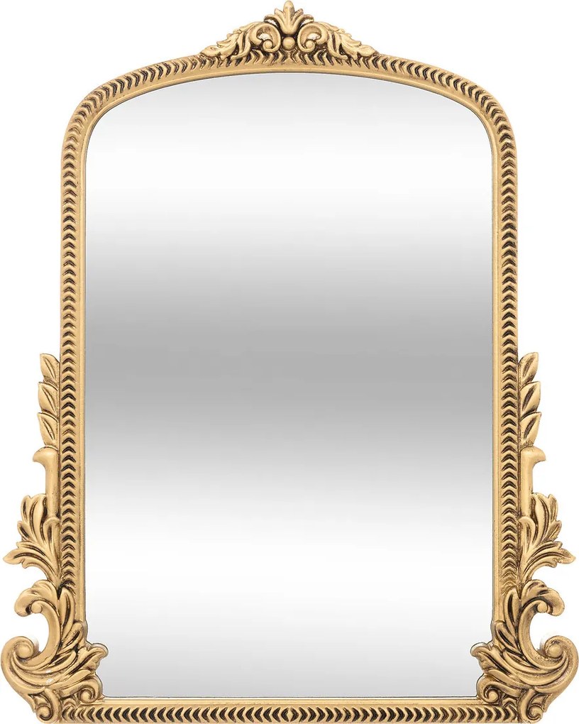 Oglinda in rama aurie VICTORIA, decorata, stil Ludovic, 51 x 41 cm