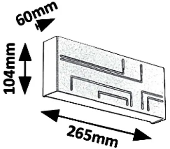 Rabalux 8873 - Aplică perete exterior LED MARIBOR LED/12W/230V IP65