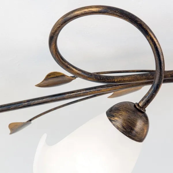 Lustră aplicată Orion DL 7-789/5 SISI 5xE14/40W/230V bronz/patină