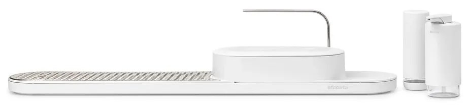 Suport pentru accesorii de spălat alb din plastic SinkStyle – Brabantia