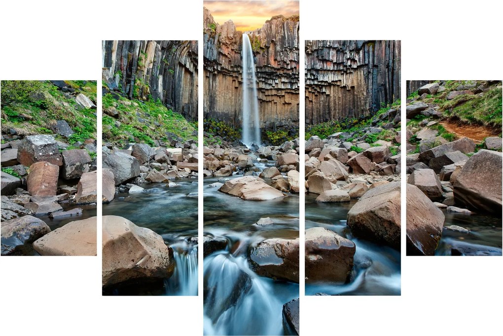 Tablou - Cascada Svartifoss, Islanda (150x105 cm)