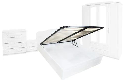 Dormitor Sara cu pat 180x200 cm cu somiera rabatabila